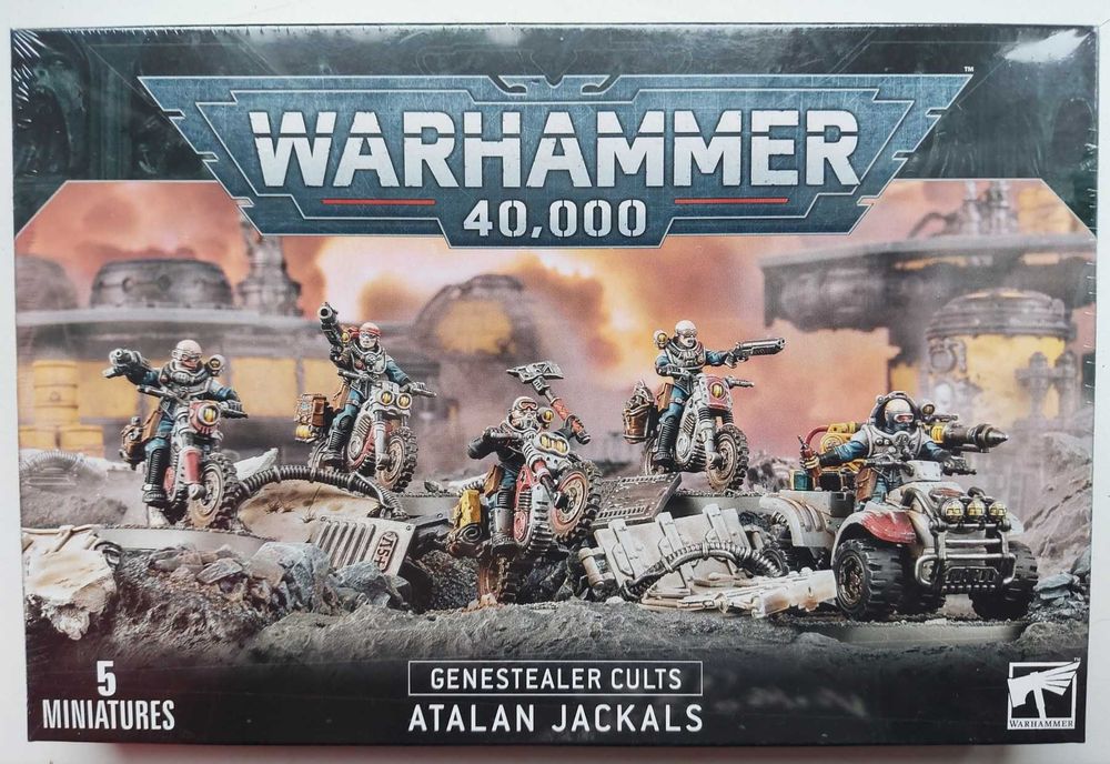 Набір мініатюр Warhammer 40000: Genestealer Cults - Atalan jackals