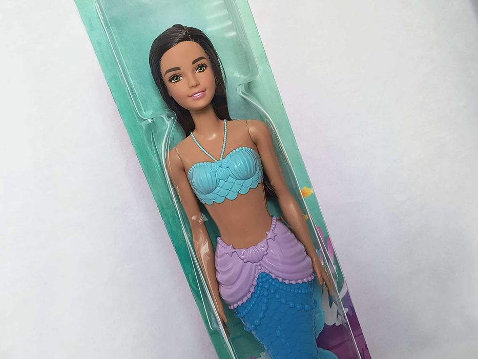 Lalka Barbie syrenka brunetka szatynka Nowa w pudełku Mattel