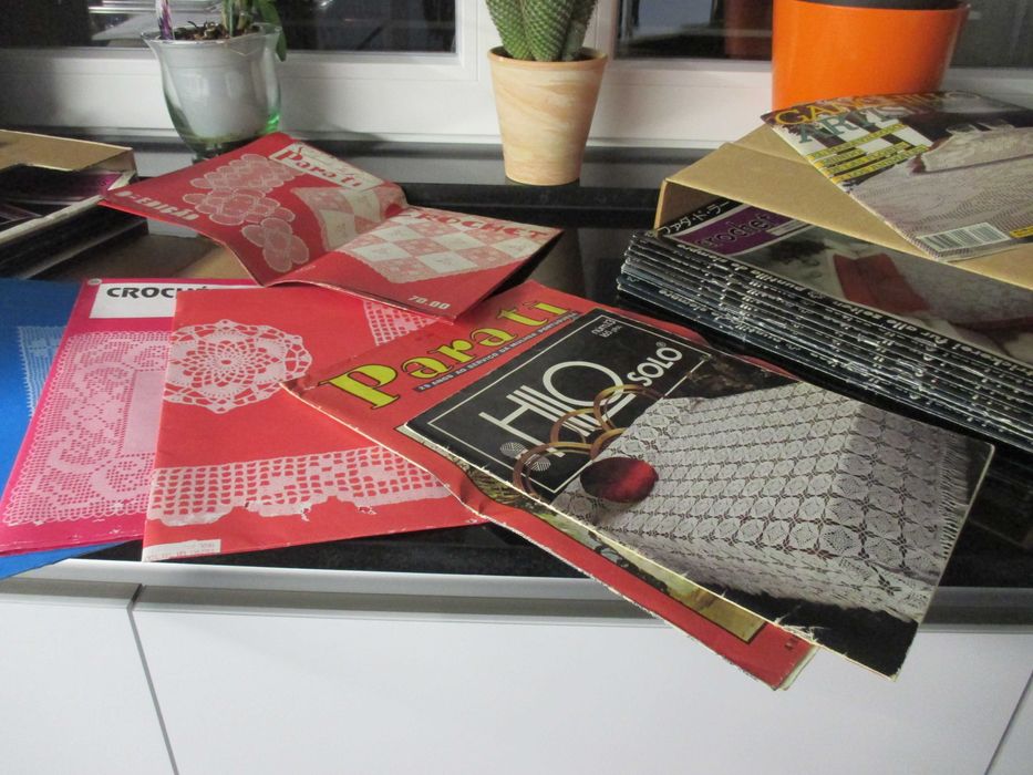 Revistas de crochet antigas, em bom estado
