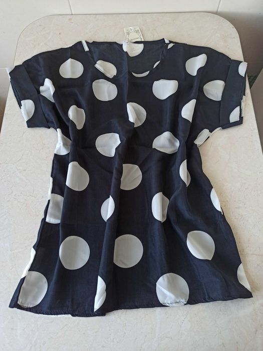 Bluzka koszulka duże grochy roz. XL, XXL