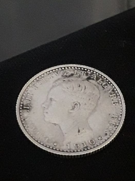 Medas raras monarquia,a 1700÷ 100 Reis 1910 e 50 Reis 1900 prata