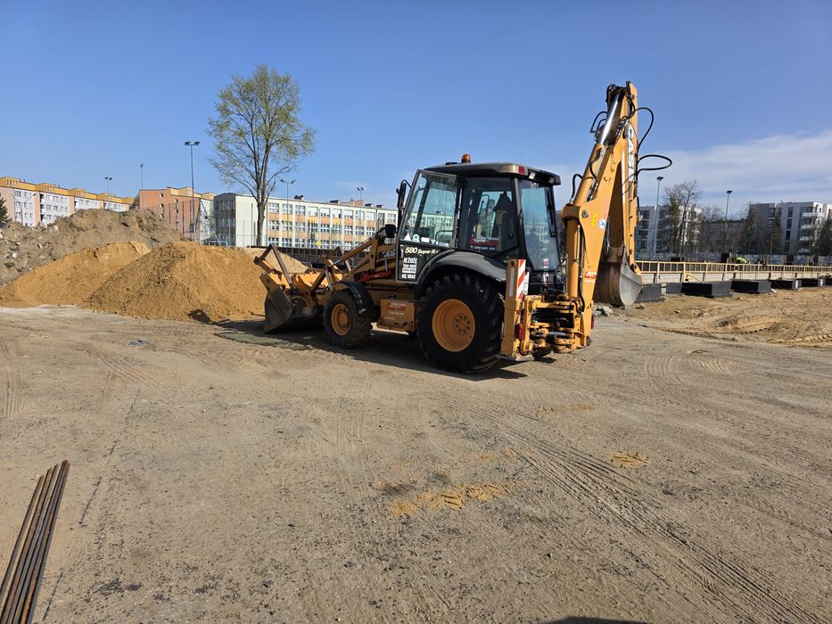Usługi Koparko-ładowarka, 4oska, pospółka, destrukt