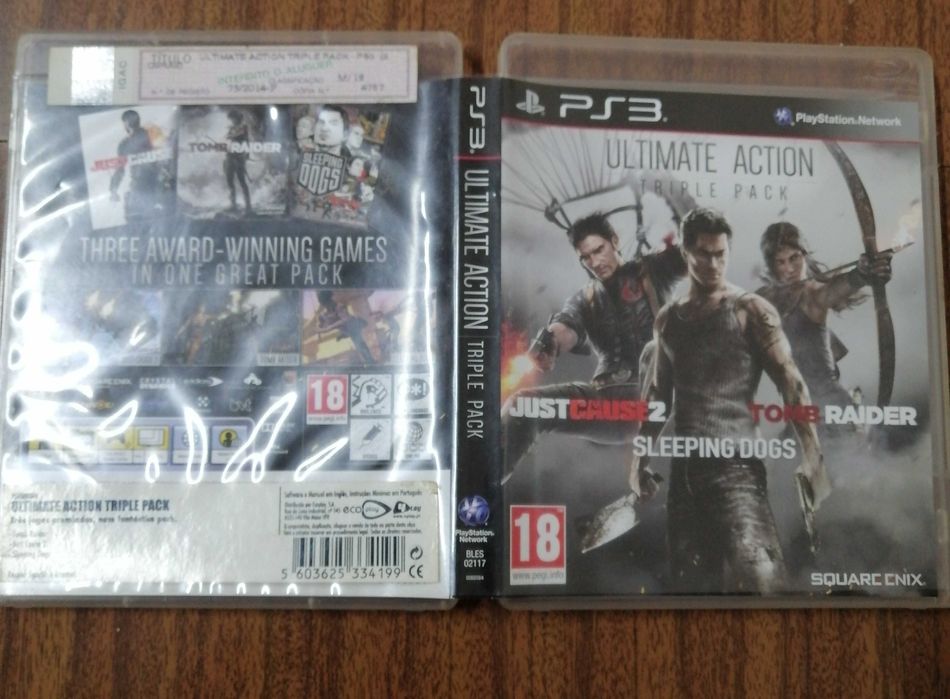 Jogos PS3 | Ultimate Action Triple Pack e Gran Turismo 5