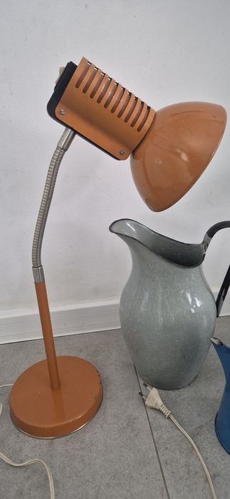 Polska lampka biurkowa Polam Pniewski  Rudkiewicz prl loft retro