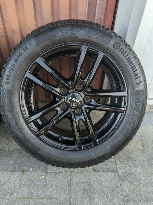 Koła Alufelgi 5x114,3 Rial 215/55R16 Opony zimowe 7Jx16 ET45 Kia Honda Renault