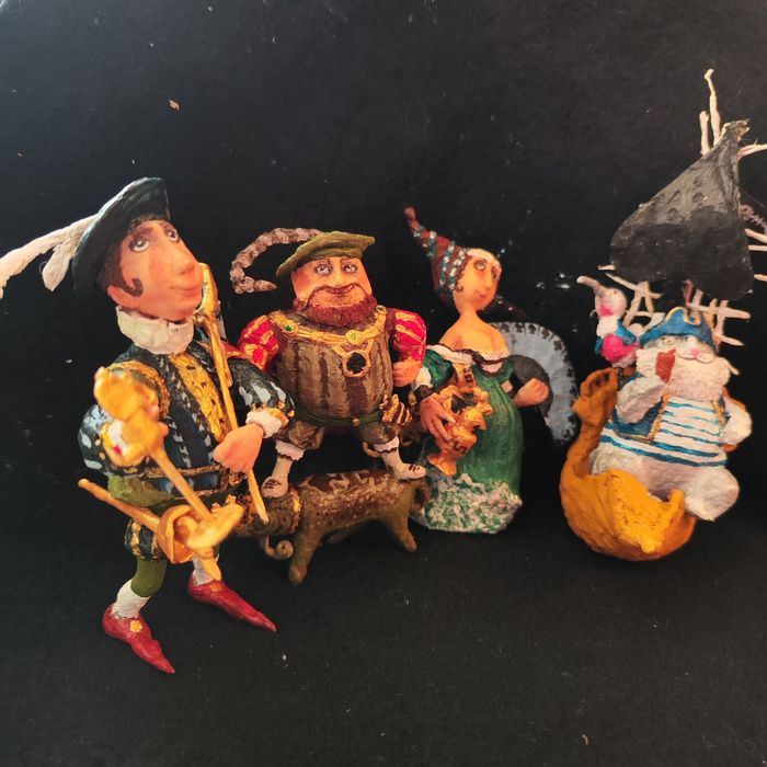 Іграшки інтерьєрні пап'є маше