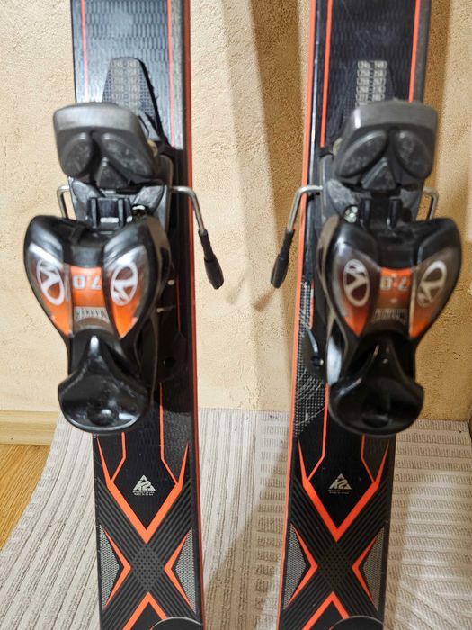 Narty juniorskie K2 AMP BOLT 134 cm stan bardzo dobry.