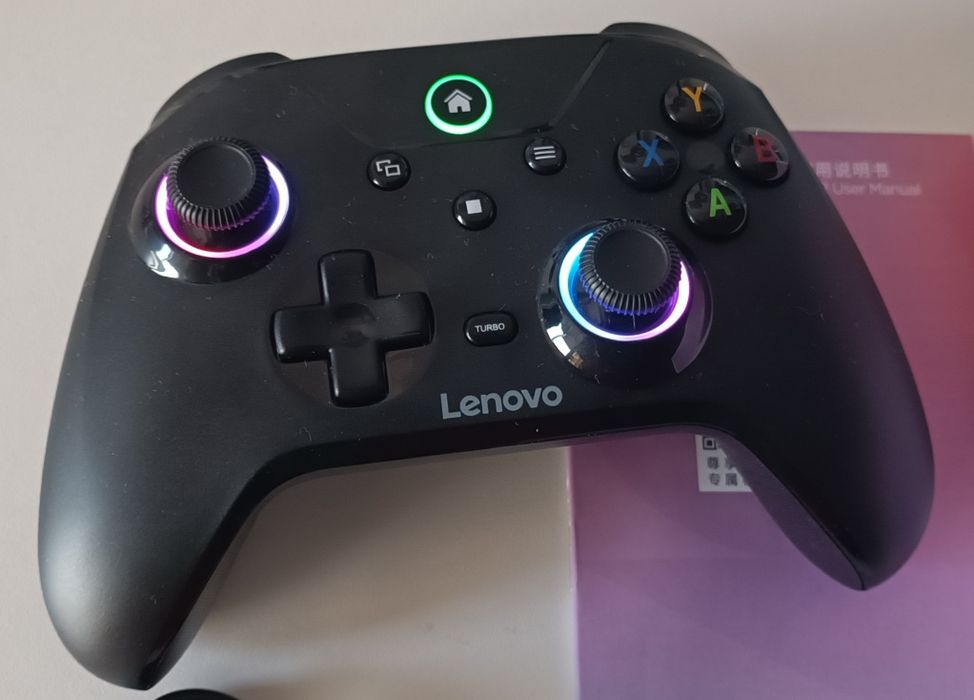 Comando Lenovo bluetooth RGB wireless para jogos pc, ios, switch, android NOVO