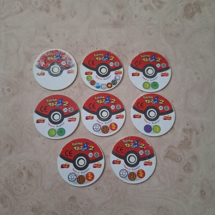 Tazos Pokémon originais Matutano