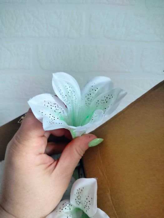 Lamki LED kwiatki kwiaty solarne świecące girlanda Lighthouse