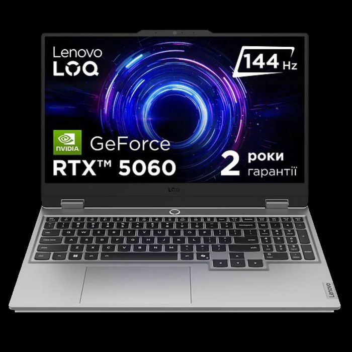 Новый игровой ноутбук Lenovo-LOQ-15 (AMD Ryzen7-250/RTX5060-8Gb-115W)