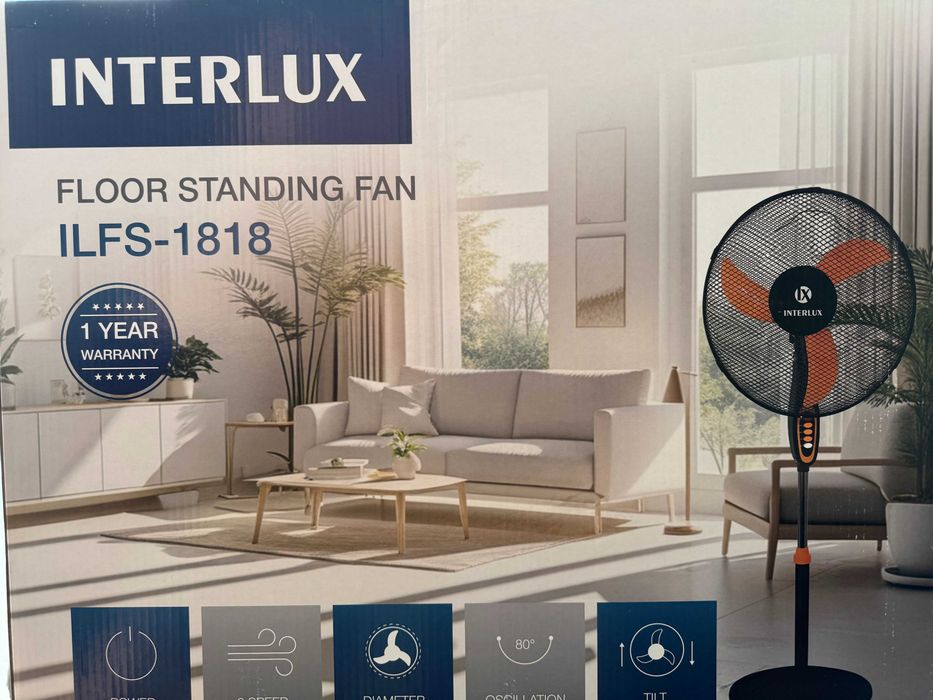 Вентилятор підлоговий INTERLUX ILFS-1818