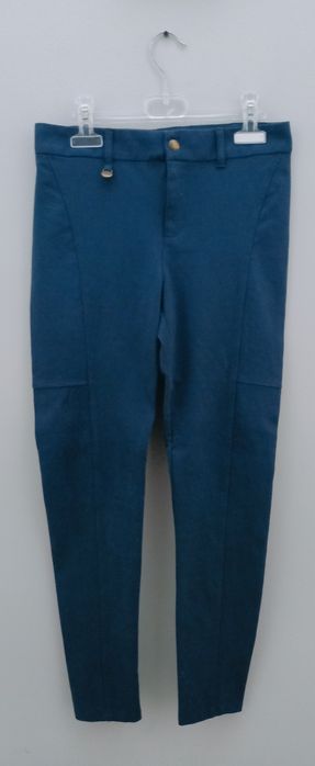 Granatowe spodnie dziewczęce tregginsy legginsy Ralph Lauren 12/14