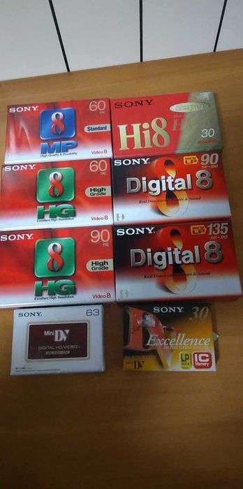 K7 SONY DIGITAL8 8mm para maquina de filmar Novas