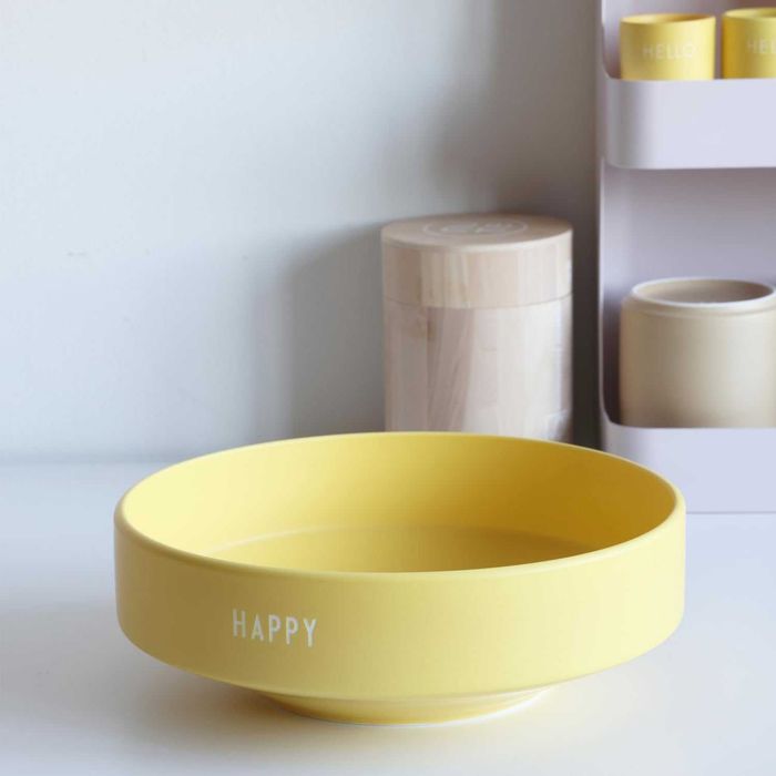 Salaterka, miska na przekąski HAPPY - do serowania, Design Letters, 22cm