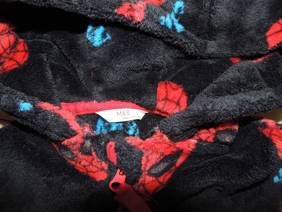 Теплая плюшевая пижама 2-3р. кігурумі кигуруми ромпер спайдермен паук