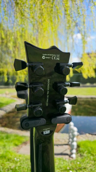 Gitara elektryczna ESP LTD EC-1001 Floyd Rose EMG See Thru Black