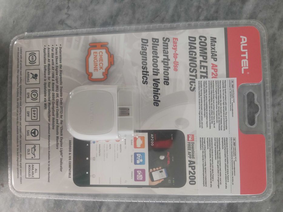 Autel Maxi Ap200 Maquina De diagnostico Bluetooth obd 2 Android IOS