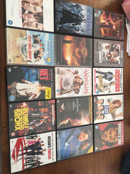 DVDs originais, coleção 144un