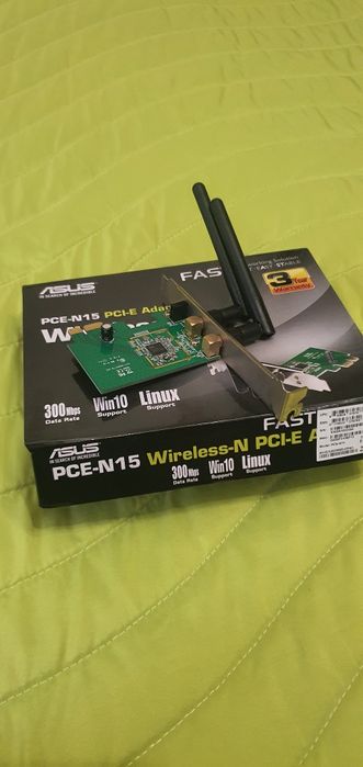 Placa WiFi Asus PCE N15 PCIe.
Motive de venda troca de motherboa