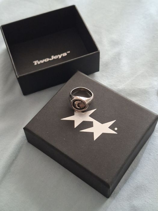 Anéis e pulseira de prata originais da two jeys