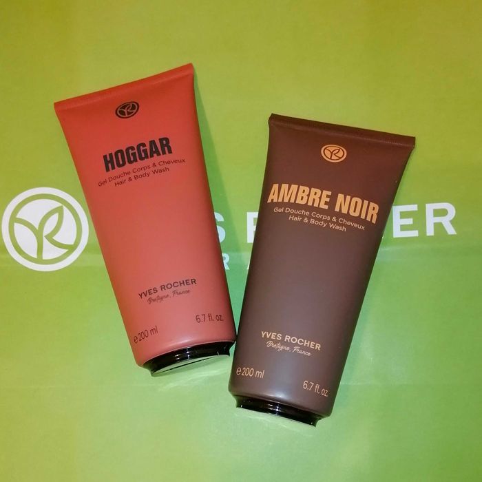 Подарочный Набор Гель для душа Ambre Noir и Hoggar Yves Rocher Ив Роше