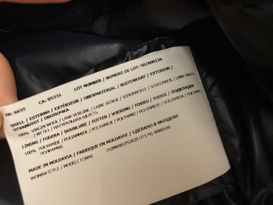 Куртка зимняя парка Woolrich Loro Piana Оригинал