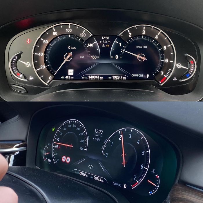 LED Приборки 6WB BMW G30/31/32 G01/02 G11/12 M F90/97/98 HUD EVO щиток