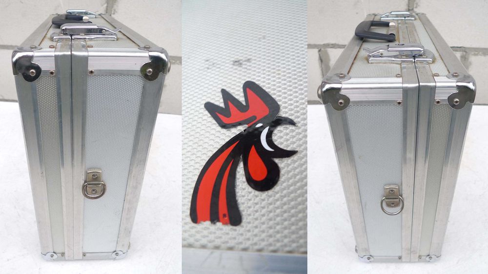 Walizka ,,z kogucikiem" 45,5x36x15,5cm Etui Case Organizer Futerał