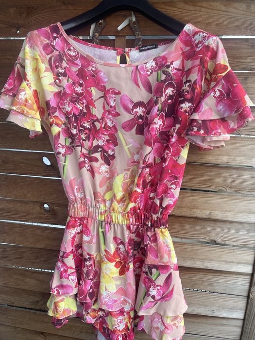 Lux kombinezon obledny orchidea