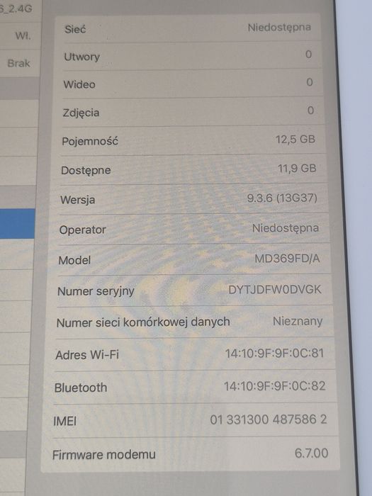 Ipad 3 gen a1430 cellular