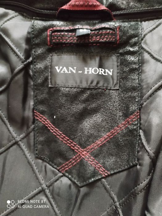 Kurtka skórzana męska czarna skóra VAN-HORN rozm. XL 56 stan idealny