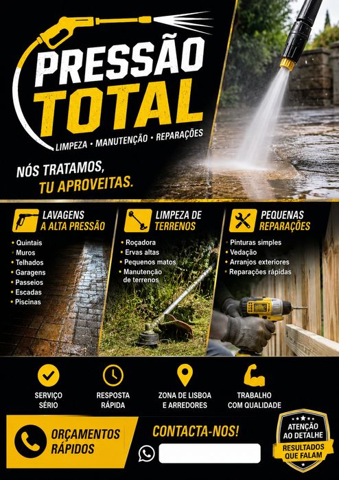 Lavagens • Limpeza de Terrenos • Reparações