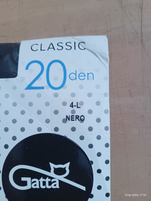 Rajstopy damskie Gatta 20DEN - Nero