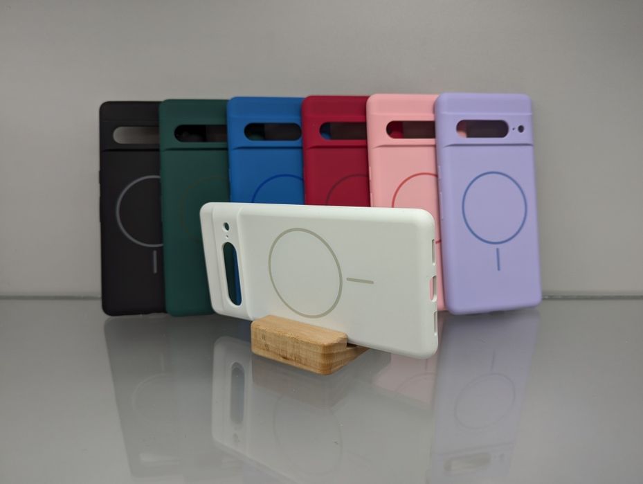 Google Pixel 7 Pro Противоударный чехол з Magsafe софт тач Чохол