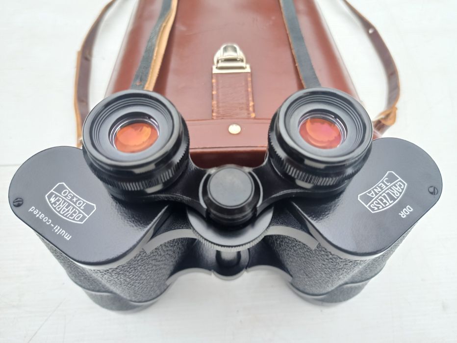 Lornetka DDR Zeiss 10x50 Dekarem,rubiny MC,kąt 7,3 stopnia, super stan