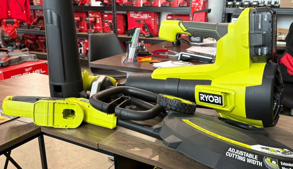 Zestaw podkaszarka i dmuchawa akumulatorowa RYOBI 18V PCLCK202K