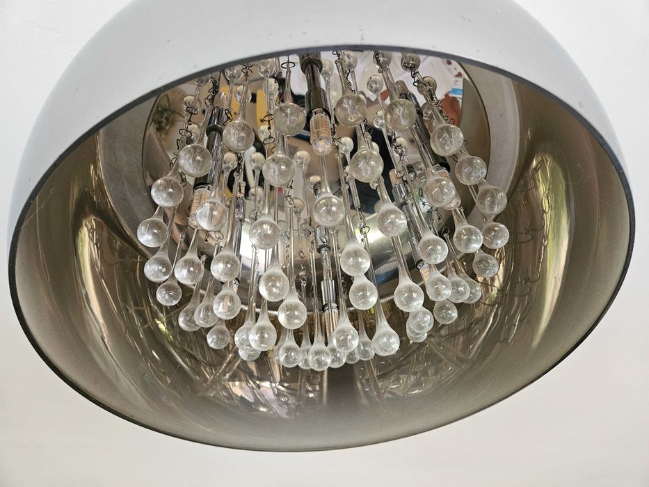 Lampa sufitowa CRYSTAL 6xG09 w zestawie,idealny stan, zapas kryształu