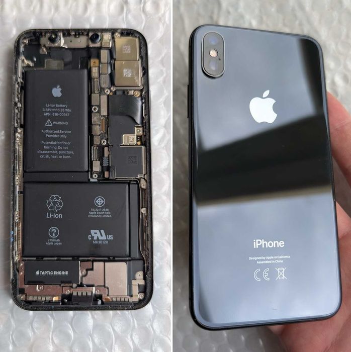 разборка iPhone x акб 84% динамік корпус камера