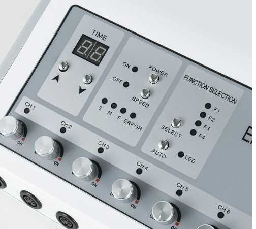 Eletroestimulador muscular com 10 fios