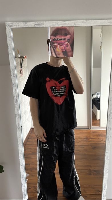 футболка Maison Margiela mm6 black hearts Balenciaga vetements protocol index