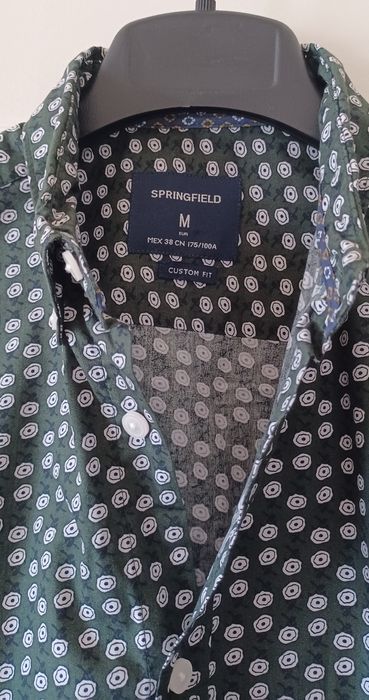 Camisa estampada verde