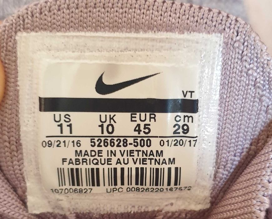 Nike Flyknit Racer Macaron Pack Lavender 2016 11US/45EUR