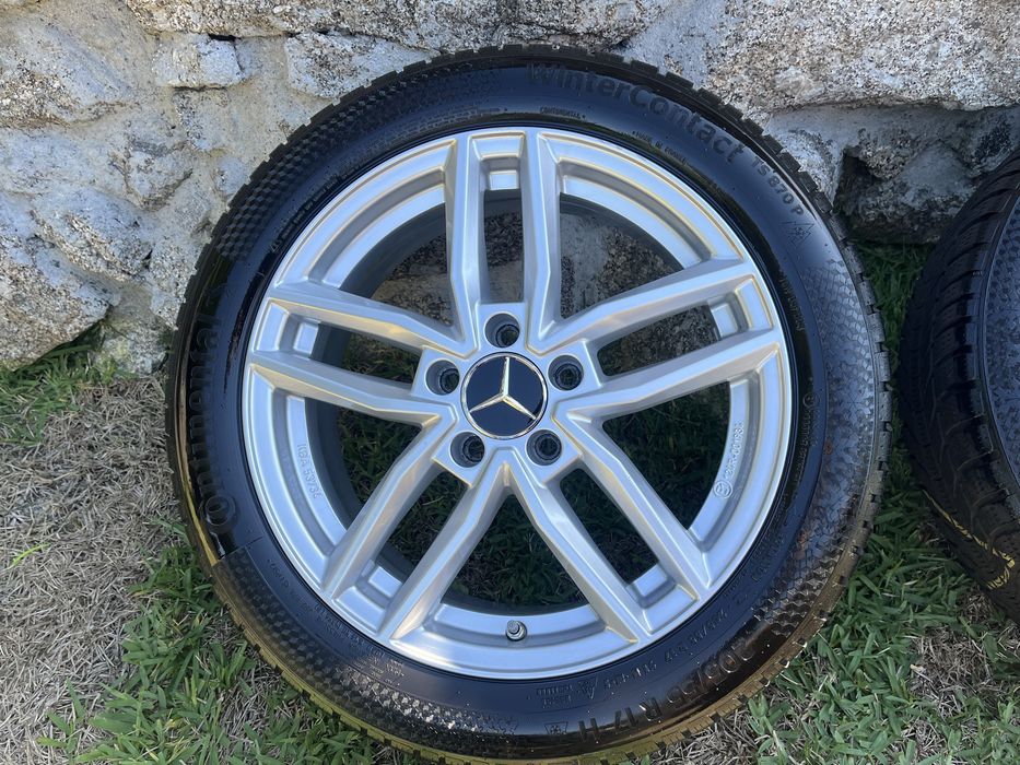 4 Jantes 17 Mercedes 5x112 - Com 4 Pneus (205/55/17)