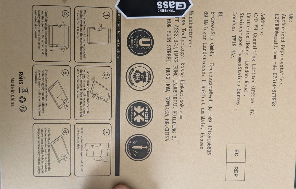 2 Protecção ecrã Samsung Galaxy tab S7