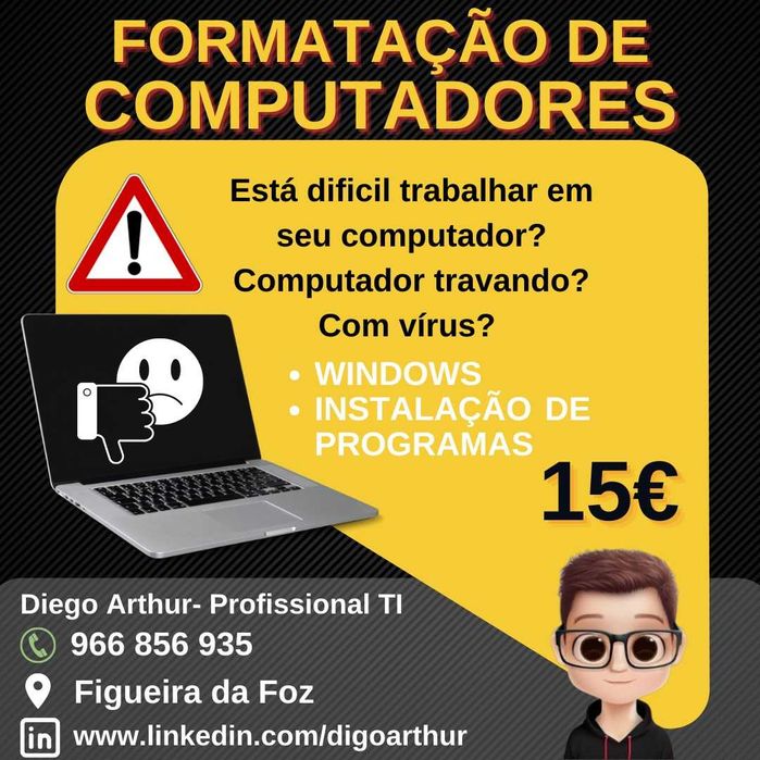 Serviços Informático (Formatação e Manutenção)