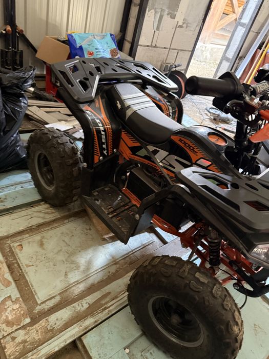 Дитячий електричний квадроцикл Asix E-M10/6 1000W-помаранчевий