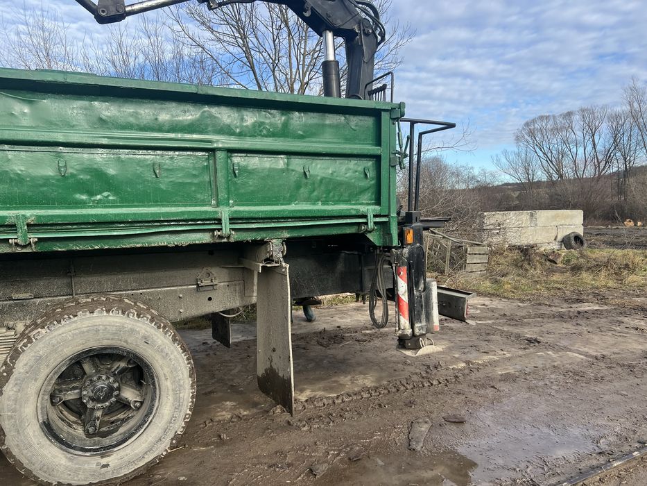 Продається Камаз самосвал з маніпулятором  з захватом та ротатором