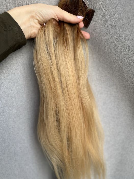 Wlosy slowianskie metoda kanapkowa 50 gram 45 cm
