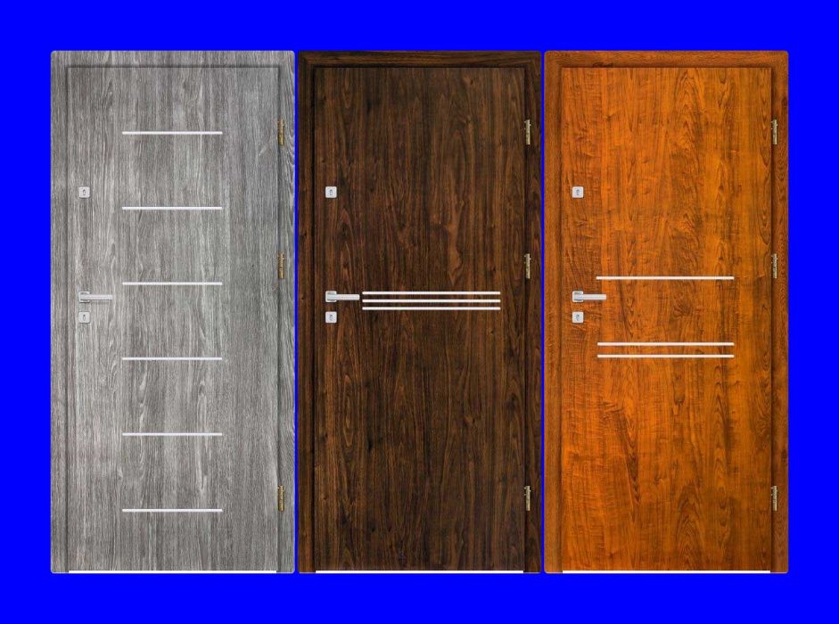 Wejściowe drzwi zewnętrzne z montażem do mieszkania AKUSTYCZNE bloki